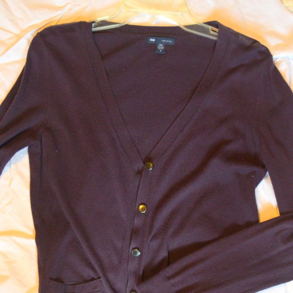 Cute Purple Gap Cardigan
